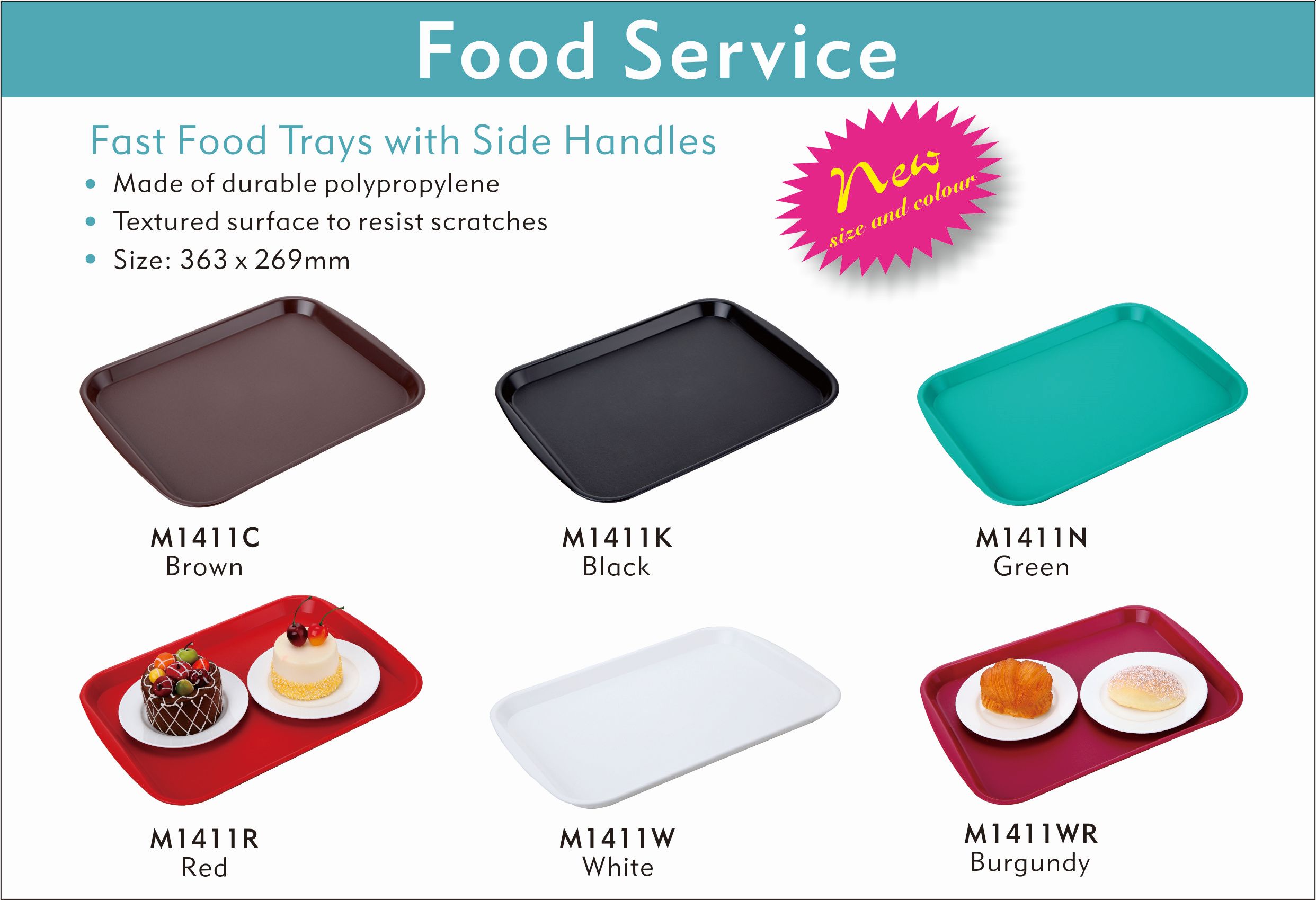 Sunnex fast food trays