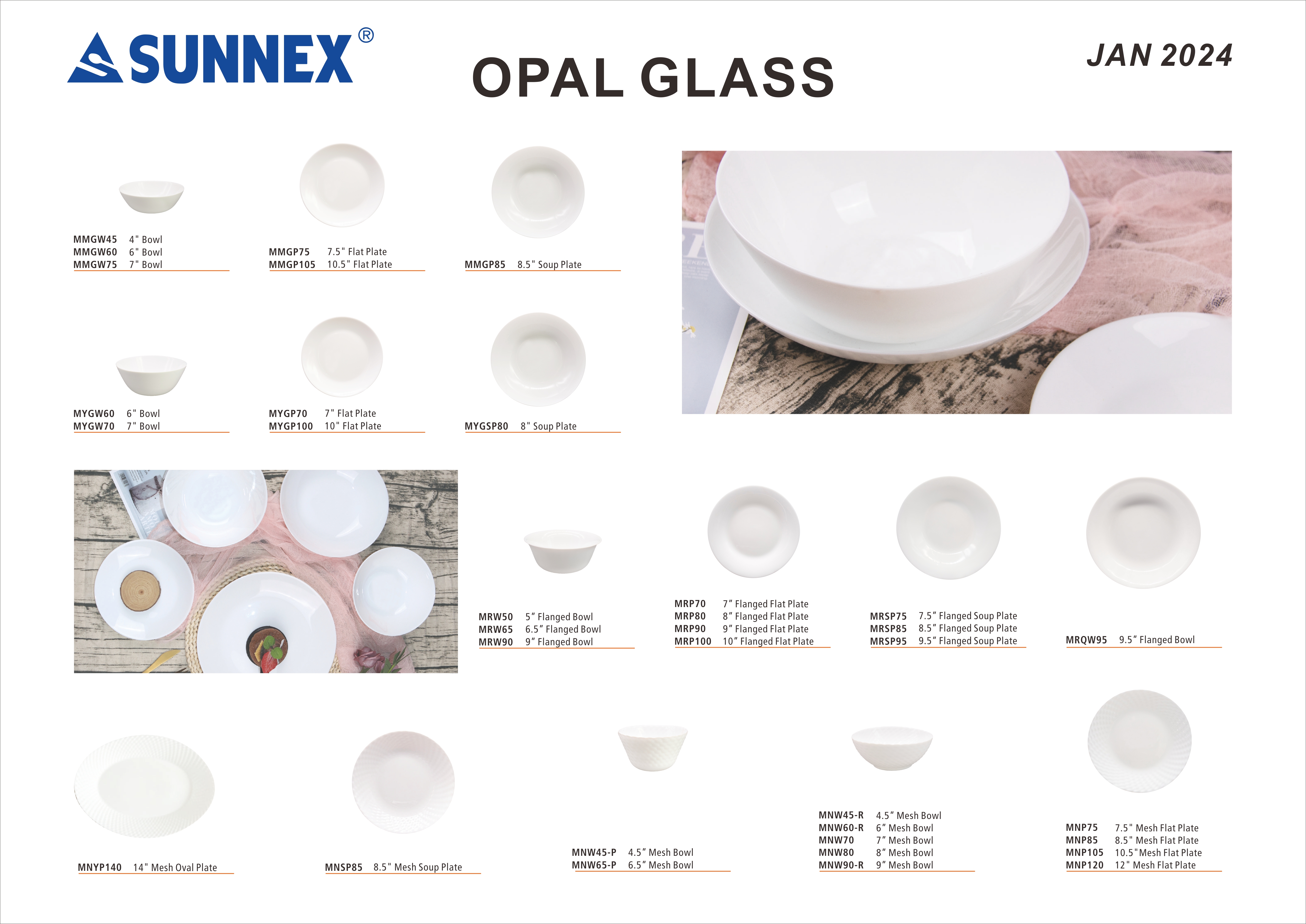 SUNNEX NEW OPAL GLASS