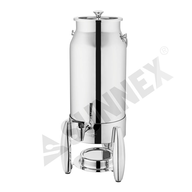 5Ltr Stainless Steel Milk Dispenser With Ice Tube