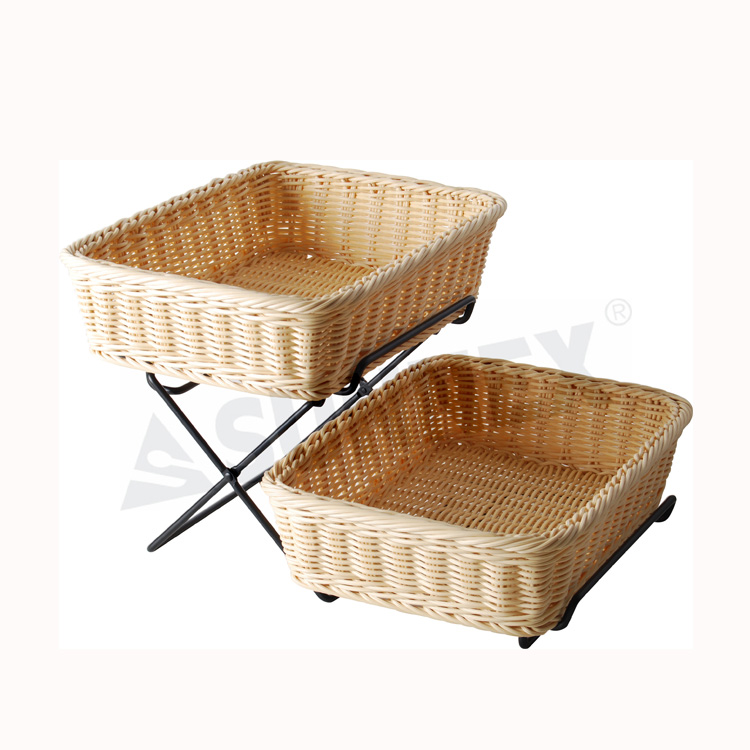 90mm Deep Half Size PP Rattan Basket