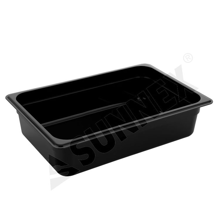 Black Polycarbonate Food Pans