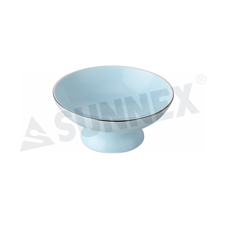 Blue Color Porcelain Mini Cake Stand