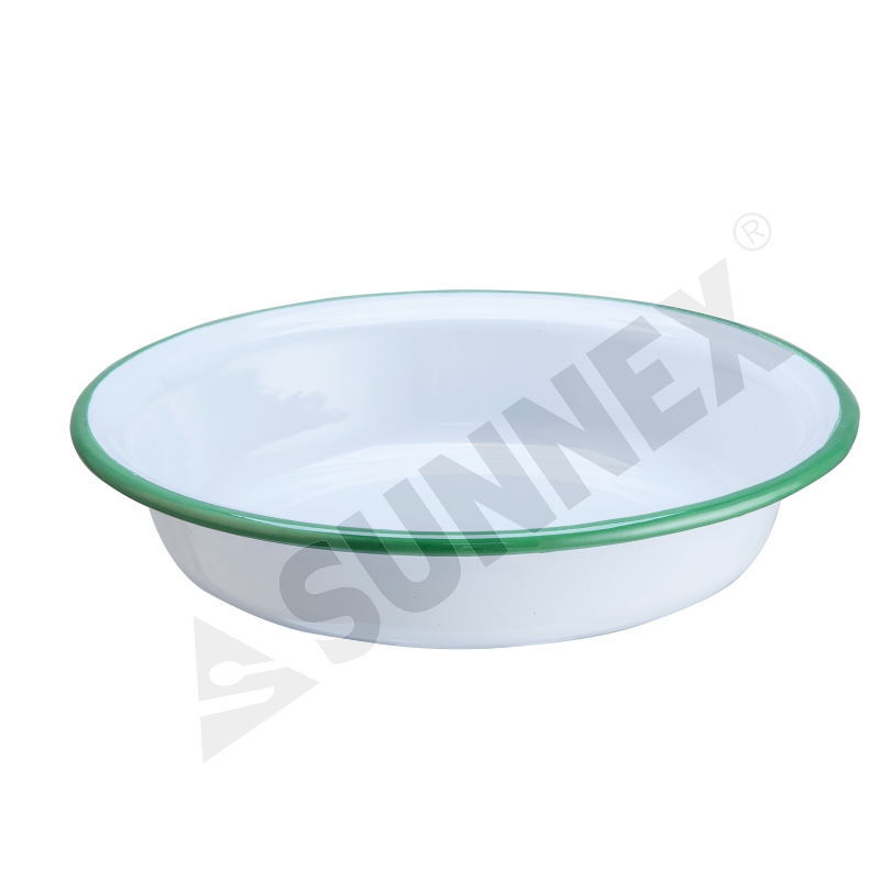 Enamel Coating Pie Dish With Available Colour Age