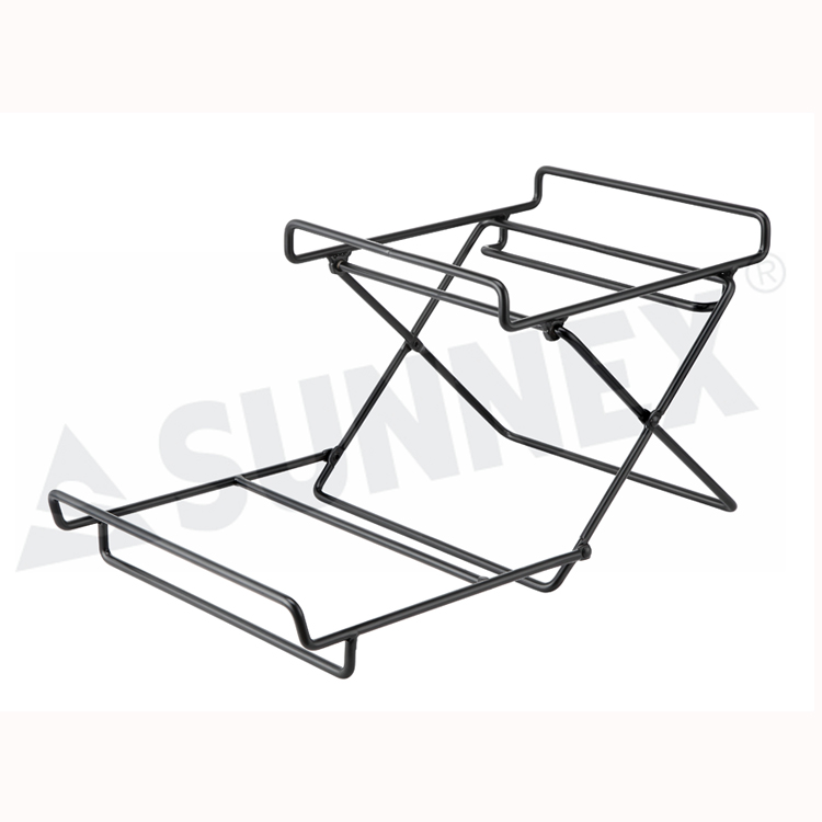 Foldable Tier Rack For Easy Storage