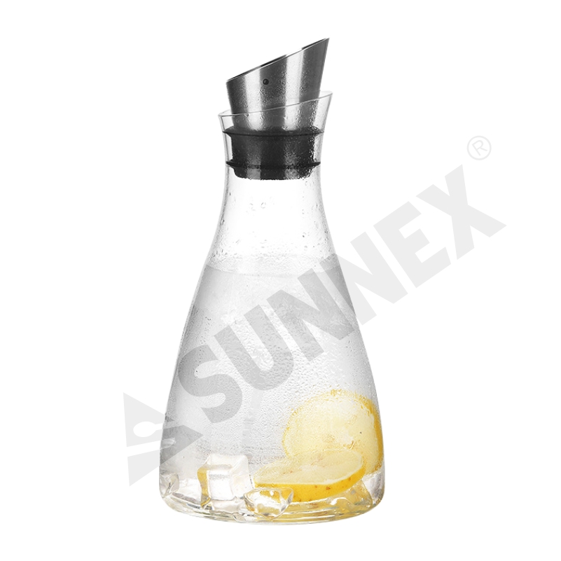 Glass Carafe With Oblique Lid 1.0ltr