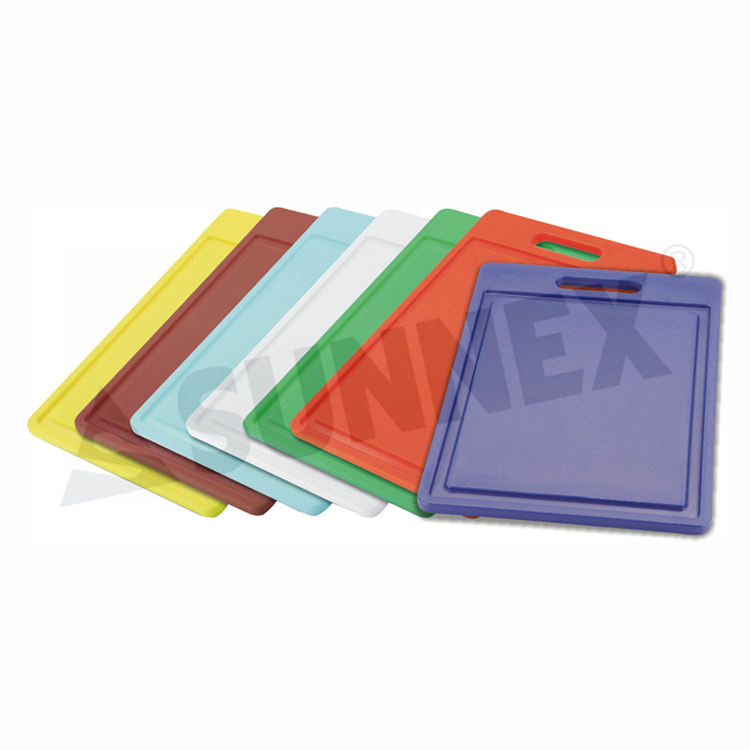 Plastic Chopping Board With Handle And Groove