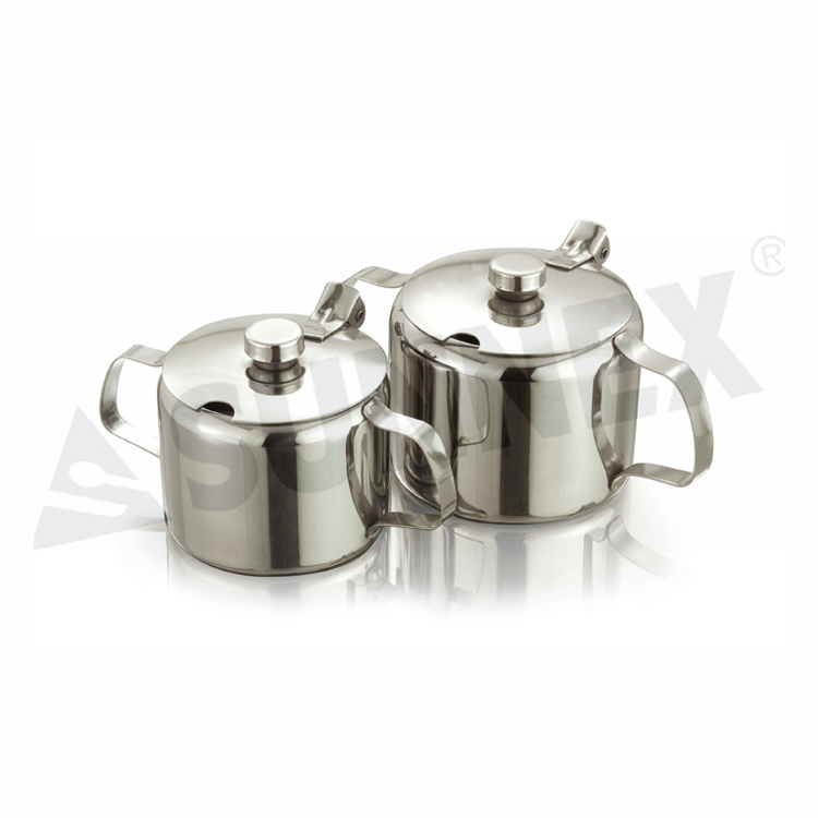 Premium Stainless Steel Sugar Bowls With Handle