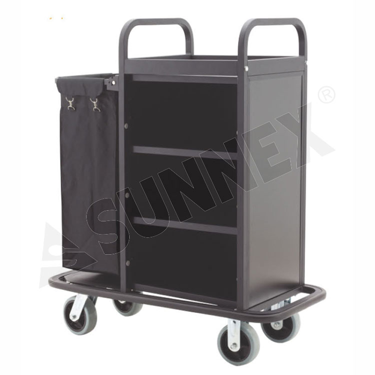 Room Service Cart with Single Linen Bags