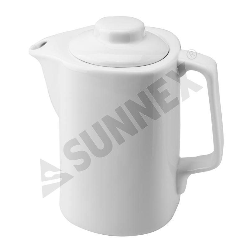 White Color Porcelain Coffee Pot