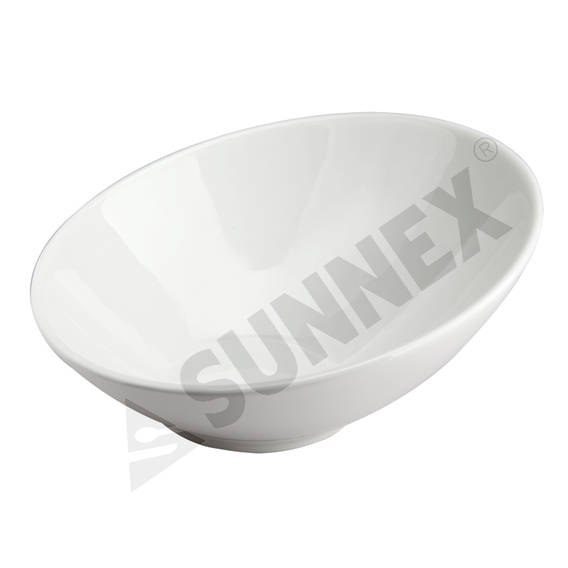 White Color Porcelain Coupe Bowl