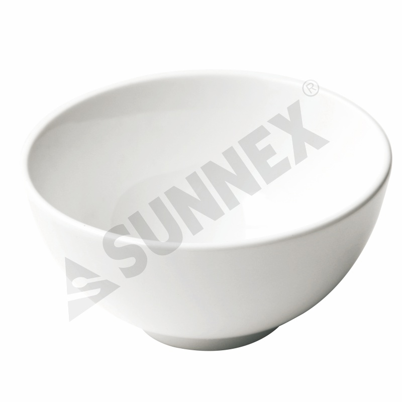 White Color Porcelain Rice Bowl